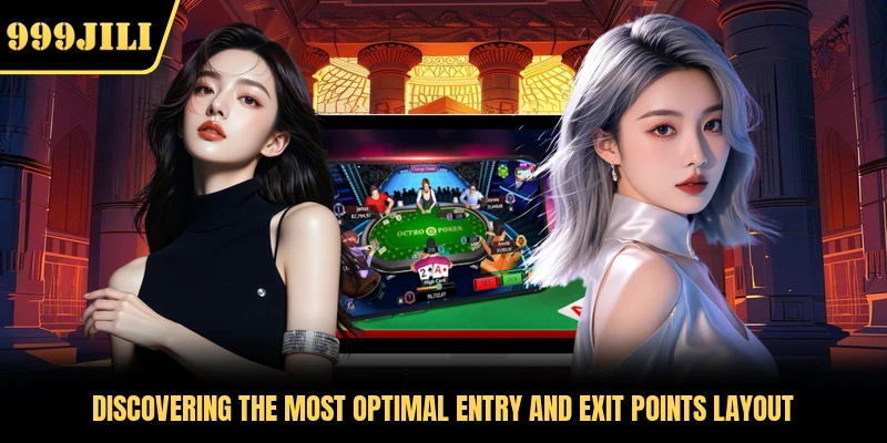 Discovering the most optimal entry and exit points layout 