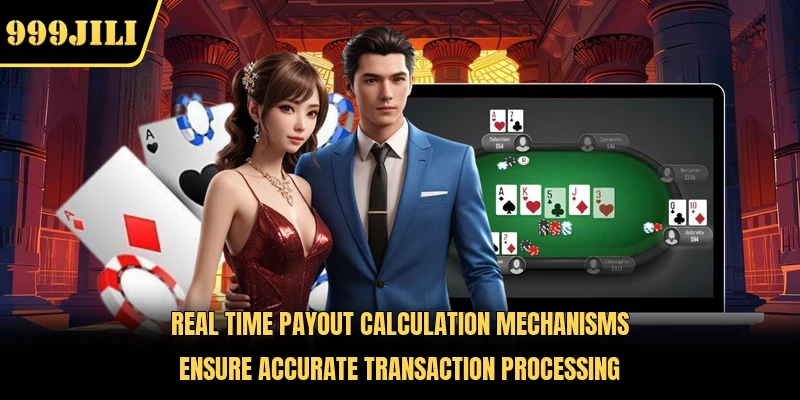 Real time payout calculation mechanisms ensure accurate transaction processing 