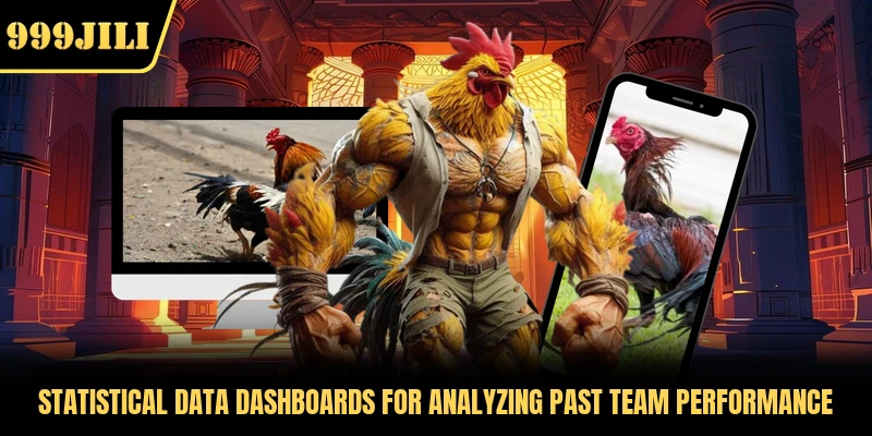 Statistical data dashboards for analyzing past team performance 