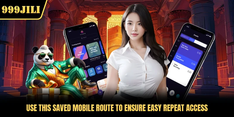 Use this saved mobile route to ensure easy repeat access