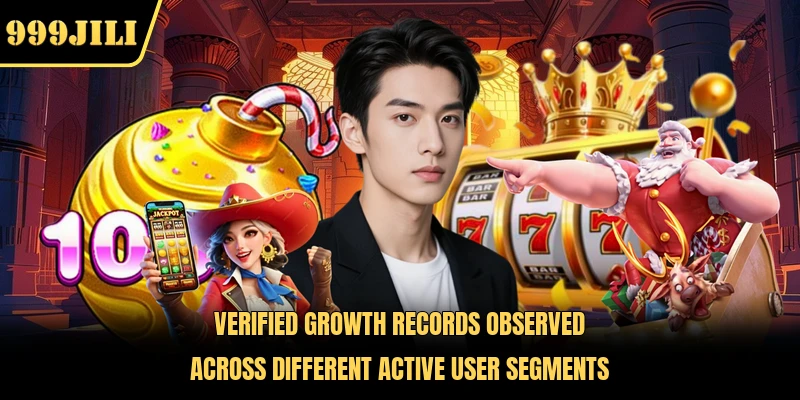 Verified growth records observed across different active user segments 